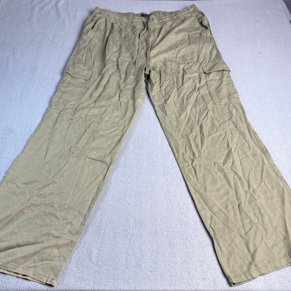 Social Standard by Sanctuary Cargo Pants Olive Green Drawstring XXL